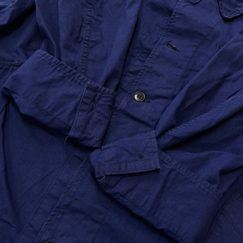 【中古品】【メンズ】 FRENCH ARMY フレンチ アーミー 60's VINTAGE MECHANIC COAT 60年代 ヴィンテージ メカニック コート アウター 145-261024-sa-04-teih サイズ：116-120 カラー：ネイビー 万代Net店