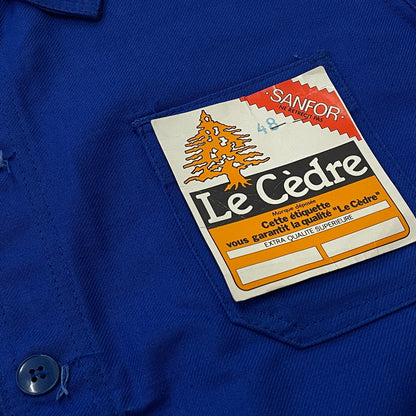 【中古品】【メンズ】 LE CEDRE ル セドル 70's VINTAGE WORK JACKET 70年代 ヴィンテージ ワーク ジャケット 145-261024-sa-14-teih サイズ：48 カラー：ブルー 万代Net店