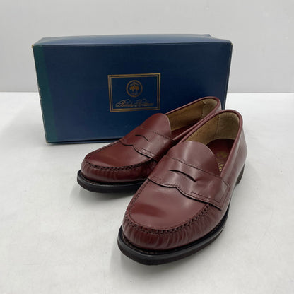 【中古品】【メンズ】 BROOKS BROTHERS ブルックスブラザーズ COIN LOAFER コイン ローファー シューズ 靴 164-261028-yo-09-teih サイズ：26.5EE カラー：ブラウン 万代Net店