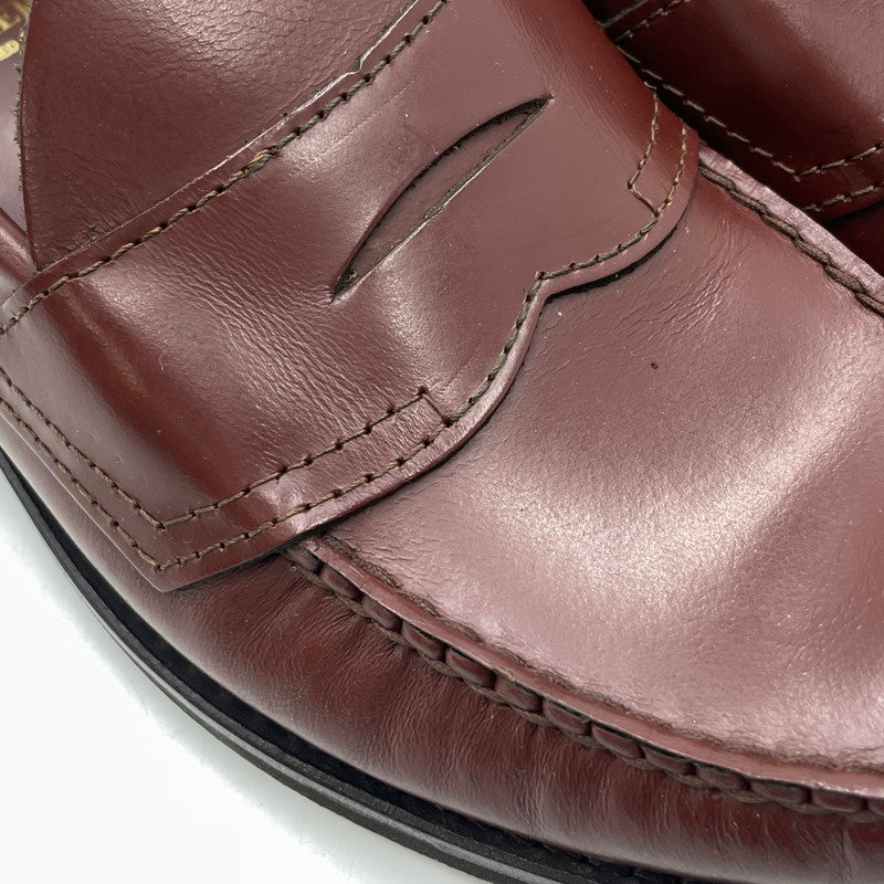【中古品】【メンズ】 BROOKS BROTHERS ブルックスブラザーズ COIN LOAFER コイン ローファー シューズ 靴 164-261028-yo-09-teih サイズ：26.5EE カラー：ブラウン 万代Net店
