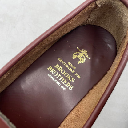 【中古品】【メンズ】 BROOKS BROTHERS ブルックスブラザーズ COIN LOAFER コイン ローファー シューズ 靴 164-261028-yo-09-teih サイズ：26.5EE カラー：ブラウン 万代Net店