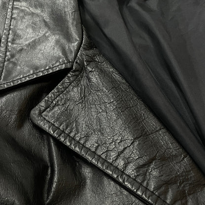 【中古品】【メンズ】 SEARS シアーズ 70’s VINTAGE LEATHER COAT 63642 70年代 ヴィンテージ レザー コート アウター 145-261024-sa-05-teih サイズ：不明 カラー：ブラック 万代Net店