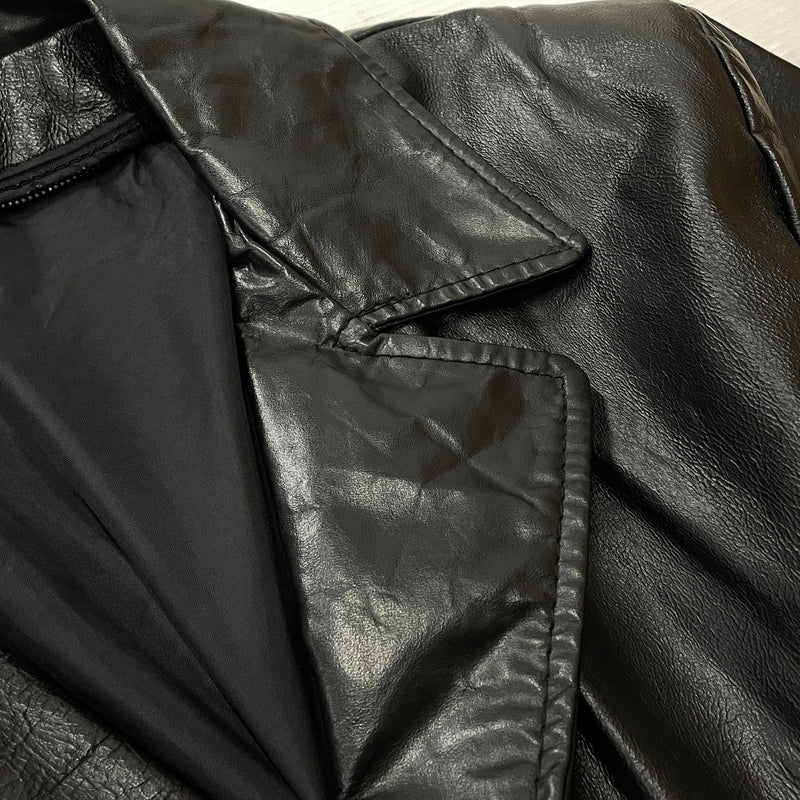 【中古品】【メンズ】 SEARS シアーズ 70’s VINTAGE LEATHER COAT 63642 70年代 ヴィンテージ レザー コート アウター 145-261024-sa-05-teih サイズ：不明 カラー：ブラック 万代Net店
