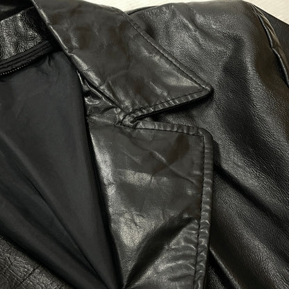 【中古品】【メンズ】 SEARS シアーズ 70’s VINTAGE LEATHER COAT 63642 70年代 ヴィンテージ レザー コート アウター 145-261024-sa-05-teih サイズ：不明 カラー：ブラック 万代Net店
