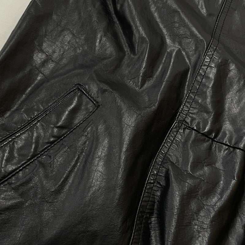 【中古品】【メンズ】 SEARS シアーズ 70’s VINTAGE LEATHER COAT 63642 70年代 ヴィンテージ レザー コート アウター 145-261024-sa-05-teih サイズ：不明 カラー：ブラック 万代Net店