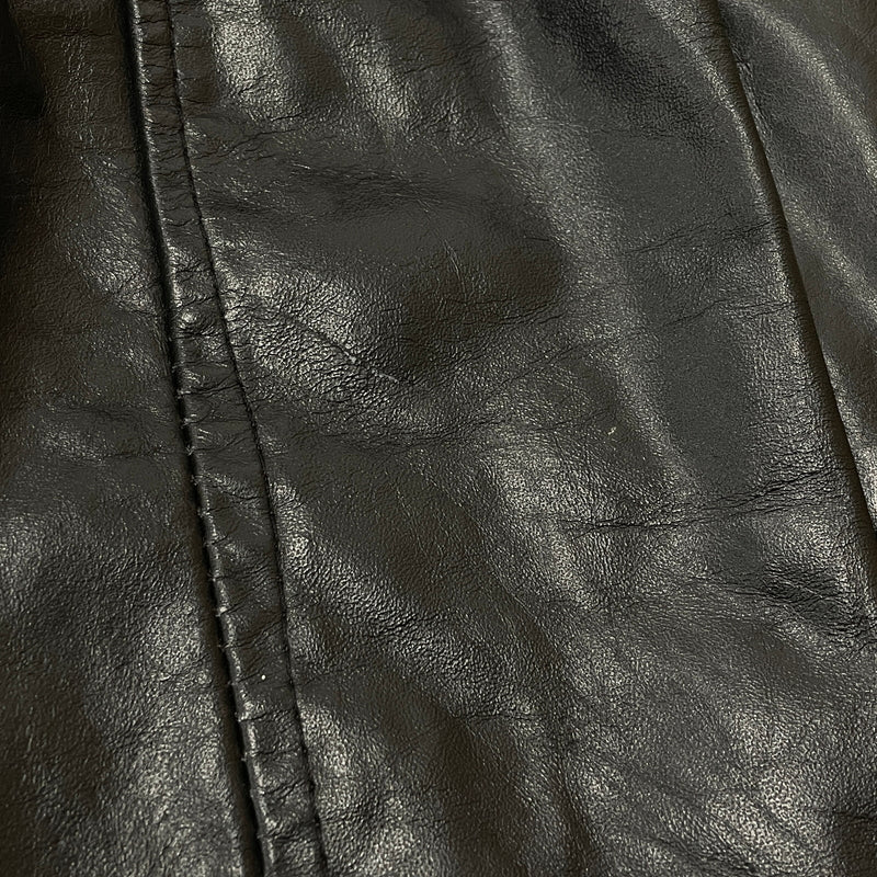【中古品】【メンズ】 SEARS シアーズ 70’s VINTAGE LEATHER COAT 63642 70年代 ヴィンテージ レザー コート アウター 145-261024-sa-05-teih サイズ：不明 カラー：ブラック 万代Net店