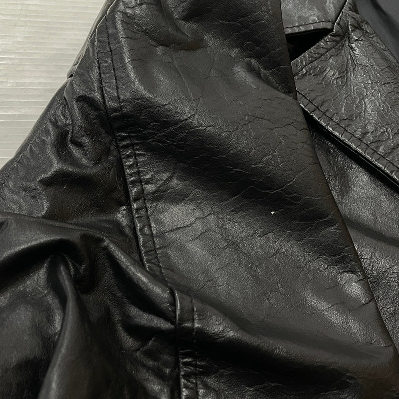 【中古品】【メンズ】 SEARS シアーズ 70’s VINTAGE LEATHER COAT 63642 70年代 ヴィンテージ レザー コート アウター 145-261024-sa-05-teih サイズ：不明 カラー：ブラック 万代Net店