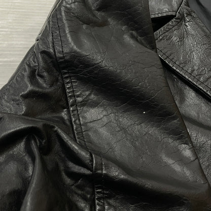 【中古品】【メンズ】 SEARS シアーズ 70’s VINTAGE LEATHER COAT 63642 70年代 ヴィンテージ レザー コート アウター 145-261024-sa-05-teih サイズ：不明 カラー：ブラック 万代Net店