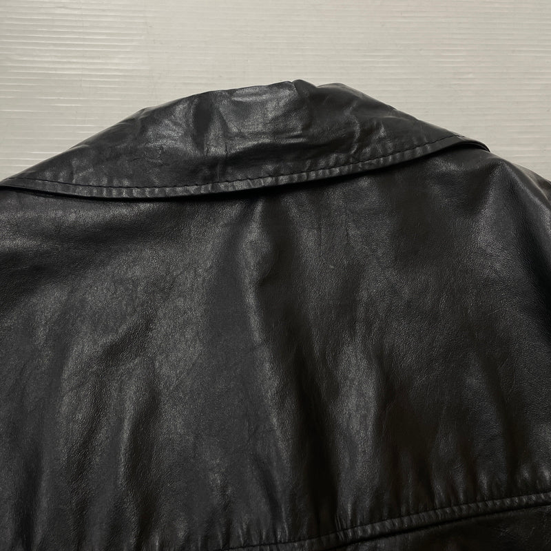 【中古品】【メンズ】 SEARS シアーズ 70’s VINTAGE LEATHER COAT 63642 70年代 ヴィンテージ レザー コート アウター 145-261024-sa-05-teih サイズ：不明 カラー：ブラック 万代Net店
