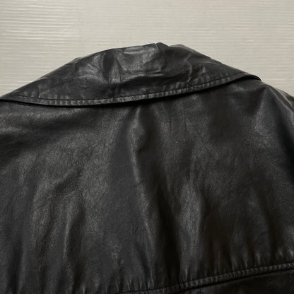 【中古品】【メンズ】 SEARS シアーズ 70’s VINTAGE LEATHER COAT 63642 70年代 ヴィンテージ レザー コート アウター 145-261024-sa-05-teih サイズ：不明 カラー：ブラック 万代Net店