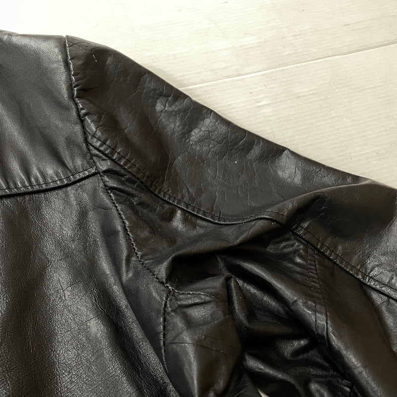 【中古品】【メンズ】 SEARS シアーズ 70’s VINTAGE LEATHER COAT 63642 70年代 ヴィンテージ レザー コート アウター 145-261024-sa-05-teih サイズ：不明 カラー：ブラック 万代Net店