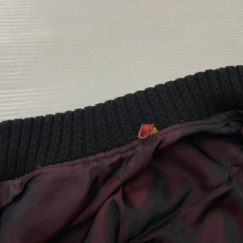 【現状渡し品】【メンズ】 UNKNOW SUEDE BOMBER JACKET スエード ボンバー ジャケット アウター 145-261024-sa-15-teih サイズ：不明 カラー：ボルドー 万代Net店