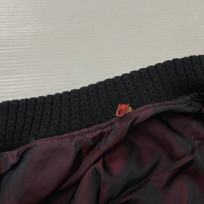 【現状渡し品】【メンズ】 UNKNOW SUEDE BOMBER JACKET スエード ボンバー ジャケット アウター 145-261024-sa-15-teih サイズ：不明 カラー：ボルドー 万代Net店