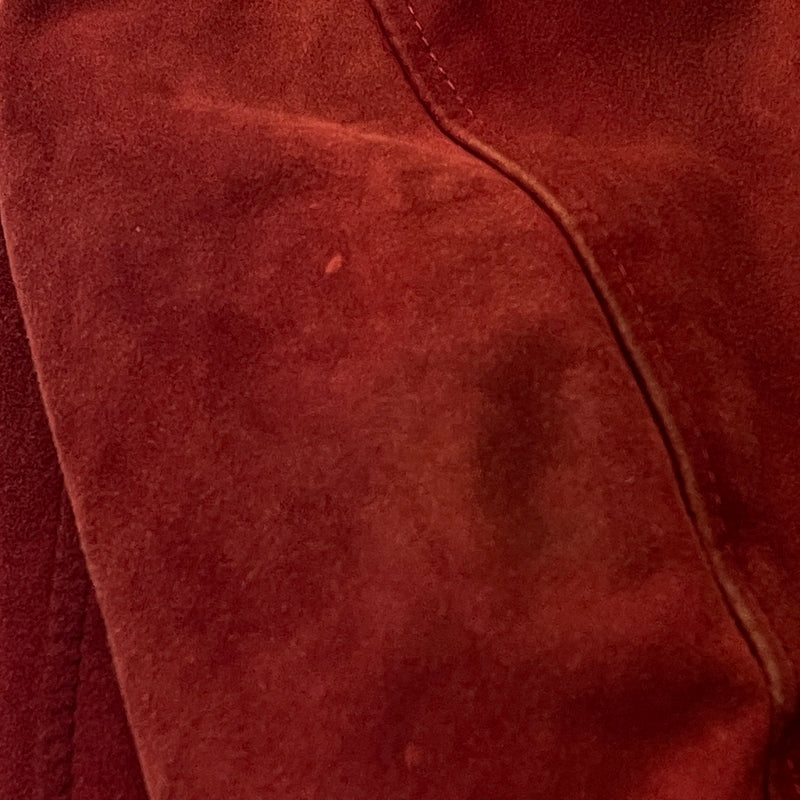 【現状渡し品】【メンズ】 UNKNOW SUEDE BOMBER JACKET スエード ボンバー ジャケット アウター 145-261024-sa-15-teih サイズ：不明 カラー：ボルドー 万代Net店