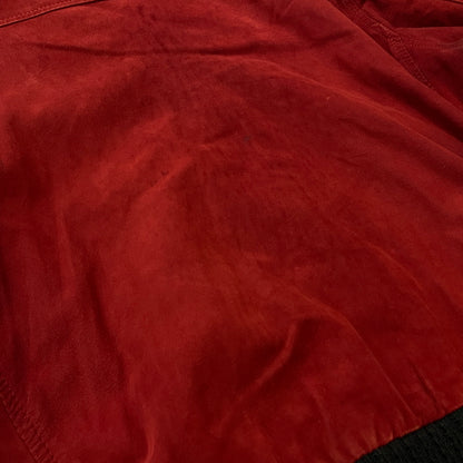 【現状渡し品】【メンズ】 UNKNOW SUEDE BOMBER JACKET スエード ボンバー ジャケット アウター 145-261024-sa-15-teih サイズ：不明 カラー：ボルドー 万代Net店