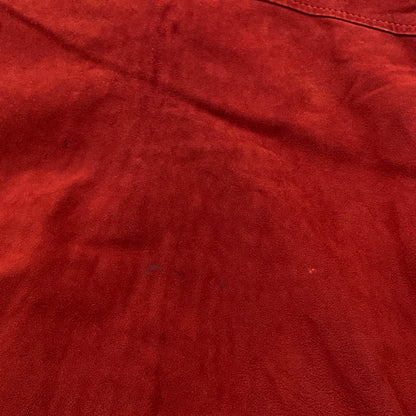【現状渡し品】【メンズ】 UNKNOW SUEDE BOMBER JACKET スエード ボンバー ジャケット アウター 145-261024-sa-15-teih サイズ：不明 カラー：ボルドー 万代Net店
