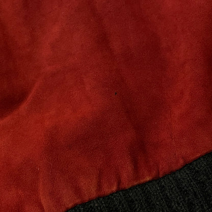 【現状渡し品】【メンズ】 UNKNOW SUEDE BOMBER JACKET スエード ボンバー ジャケット アウター 145-261024-sa-15-teih サイズ：不明 カラー：ボルドー 万代Net店