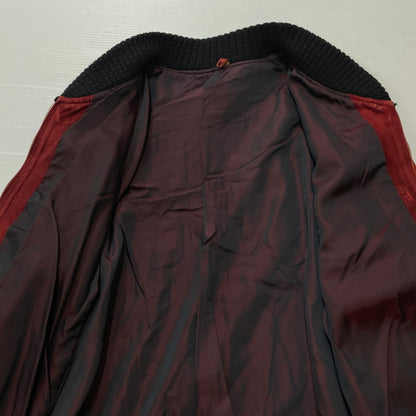 【現状渡し品】【メンズ】 UNKNOW SUEDE BOMBER JACKET スエード ボンバー ジャケット アウター 145-261024-sa-15-teih サイズ：不明 カラー：ボルドー 万代Net店