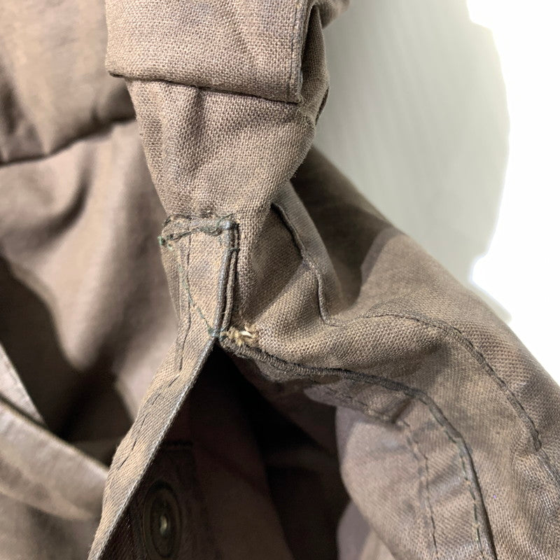 【現状渡し品】【メンズ】 GB.PEDRINI ジービー ペドリーニ OILED COAT オイル コート アウター ケープバック 145-261025-ko-18-teih サイズ：48 カラー：ブラウン 万代Net店