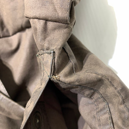 【現状渡し品】【メンズ】 GB.PEDRINI ジービー ペドリーニ OILED COAT オイル コート アウター ケープバック 145-261025-ko-18-teih サイズ：48 カラー：ブラウン 万代Net店