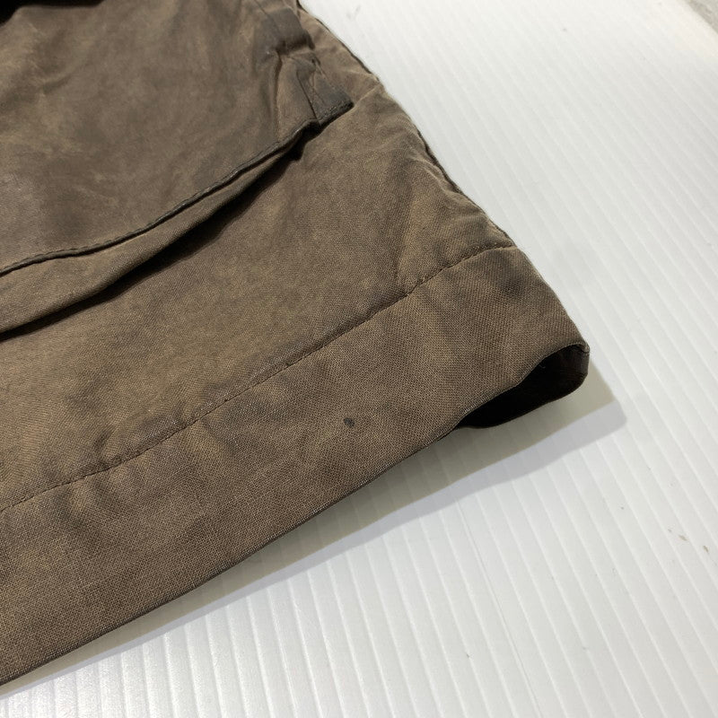 【現状渡し品】【メンズ】 GB.PEDRINI ジービー ペドリーニ OILED COAT オイル コート アウター ケープバック 145-261025-ko-18-teih サイズ：48 カラー：ブラウン 万代Net店