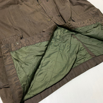 【現状渡し品】【メンズ】 GB.PEDRINI ジービー ペドリーニ OILED COAT オイル コート アウター ケープバック 145-261025-ko-18-teih サイズ：48 カラー：ブラウン 万代Net店