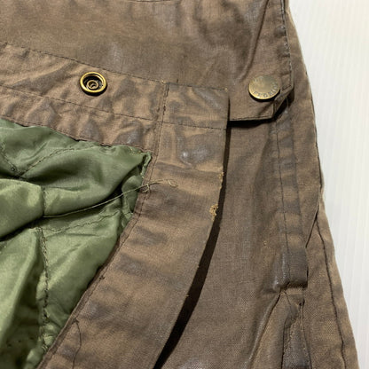 【現状渡し品】【メンズ】 GB.PEDRINI ジービー ペドリーニ OILED COAT オイル コート アウター ケープバック 145-261025-ko-18-teih サイズ：48 カラー：ブラウン 万代Net店