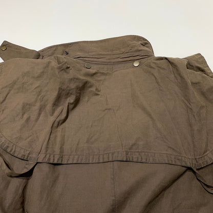【現状渡し品】【メンズ】 GB.PEDRINI ジービー ペドリーニ OILED COAT オイル コート アウター ケープバック 145-261025-ko-18-teih サイズ：48 カラー：ブラウン 万代Net店
