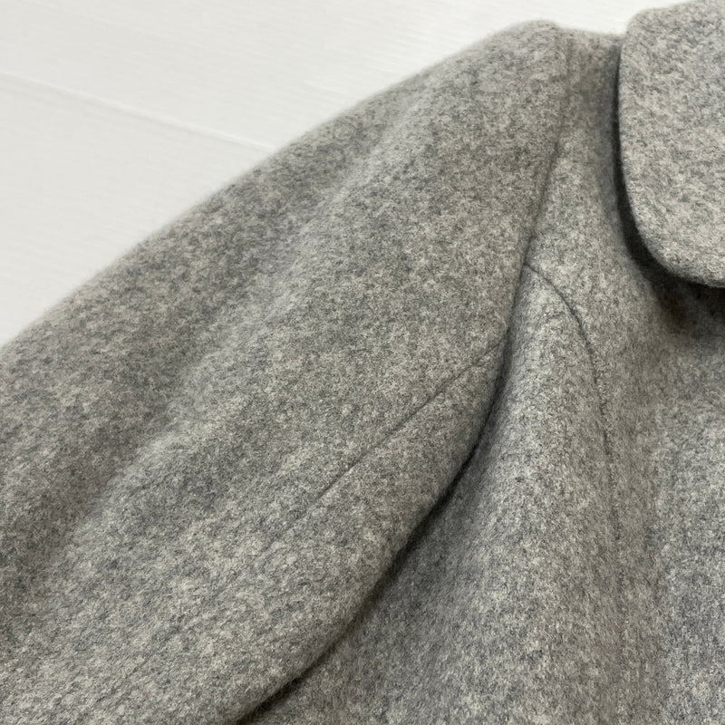【中古品】【レディース】 BLUE LABEL CRESTBRIDGE ブルーレーベル クレストブリッジ LINING CHECK WOOL COAT 55B42-411-07 裏地 チェック柄 ウール コート アウター 168-261024-sa-09-teih サイズ：38 カラー：グレー 万代Net店