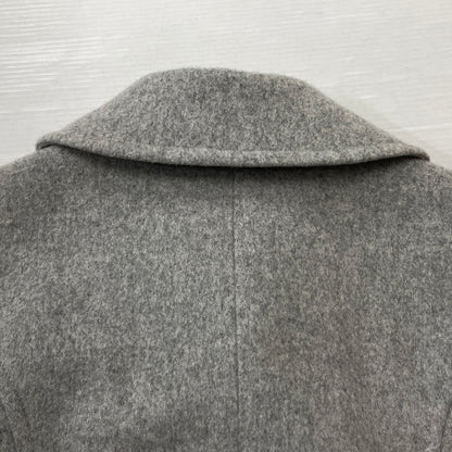 【中古品】【レディース】 BLUE LABEL CRESTBRIDGE ブルーレーベル クレストブリッジ LINING CHECK WOOL COAT 55B42-411-07 裏地 チェック柄 ウール コート アウター 168-261024-sa-09-teih サイズ：38 カラー：グレー 万代Net店