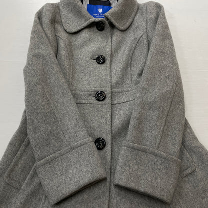 【中古品】【レディース】 BLUE LABEL CRESTBRIDGE ブルーレーベル クレストブリッジ LINING CHECK WOOL COAT 55B42-411-07 裏地 チェック柄 ウール コート アウター 168-261024-sa-09-teih サイズ：38 カラー：グレー 万代Net店