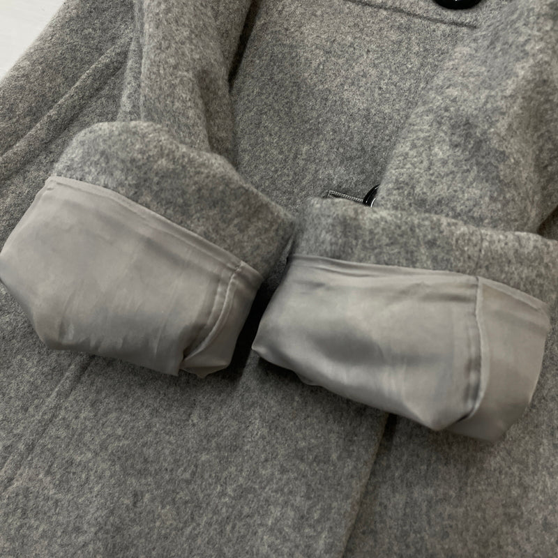 【中古品】【レディース】 BLUE LABEL CRESTBRIDGE ブルーレーベル クレストブリッジ LINING CHECK WOOL COAT 55B42-411-07 裏地 チェック柄 ウール コート アウター 168-261024-sa-09-teih サイズ：38 カラー：グレー 万代Net店