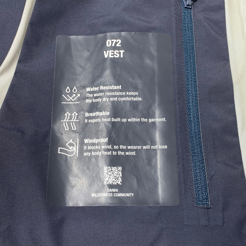【中古品】【メンズ】 DAIWA LIFESTYLE ダイワ ライフスタイル NYLON VEST DV-072-3023EX ナイロン ベスト ライトアウター アウトドア 144-261025-ko-01-teih サイズ：XL カラー：ネイビー 万代Net店