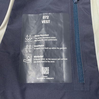 【中古品】【メンズ】 DAIWA LIFESTYLE ダイワ ライフスタイル NYLON VEST DV-072-3023EX ナイロン ベスト ライトアウター アウトドア 144-261025-ko-01-teih サイズ：XL カラー：ネイビー 万代Net店