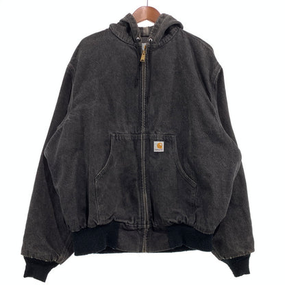 【現状渡し品】【メンズ】 Carhartt カーハート BLACK DENIM ACTIVE JACKET ブラックデニム アクティブ ジャケット アウター ワークジャケット 145-261025-ko-13-teih サイズ：不明 カラー：ブラック 万代Net店