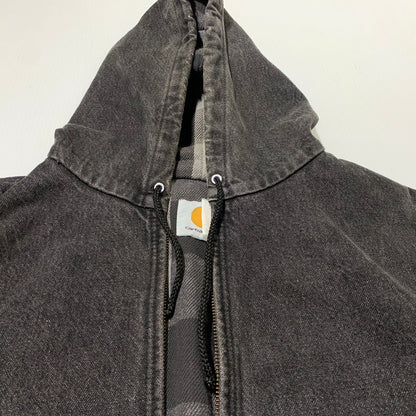 【現状渡し品】【メンズ】 Carhartt カーハート BLACK DENIM ACTIVE JACKET ブラックデニム アクティブ ジャケット アウター ワークジャケット 145-261025-ko-13-teih サイズ：不明 カラー：ブラック 万代Net店