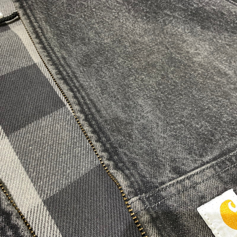 【現状渡し品】【メンズ】 Carhartt カーハート BLACK DENIM ACTIVE JACKET ブラックデニム アクティブ ジャケット アウター ワークジャケット 145-261025-ko-13-teih サイズ：不明 カラー：ブラック 万代Net店