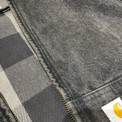 【現状渡し品】【メンズ】 Carhartt カーハート BLACK DENIM ACTIVE JACKET ブラックデニム アクティブ ジャケット アウター ワークジャケット 145-261025-ko-13-teih サイズ：不明 カラー：ブラック 万代Net店