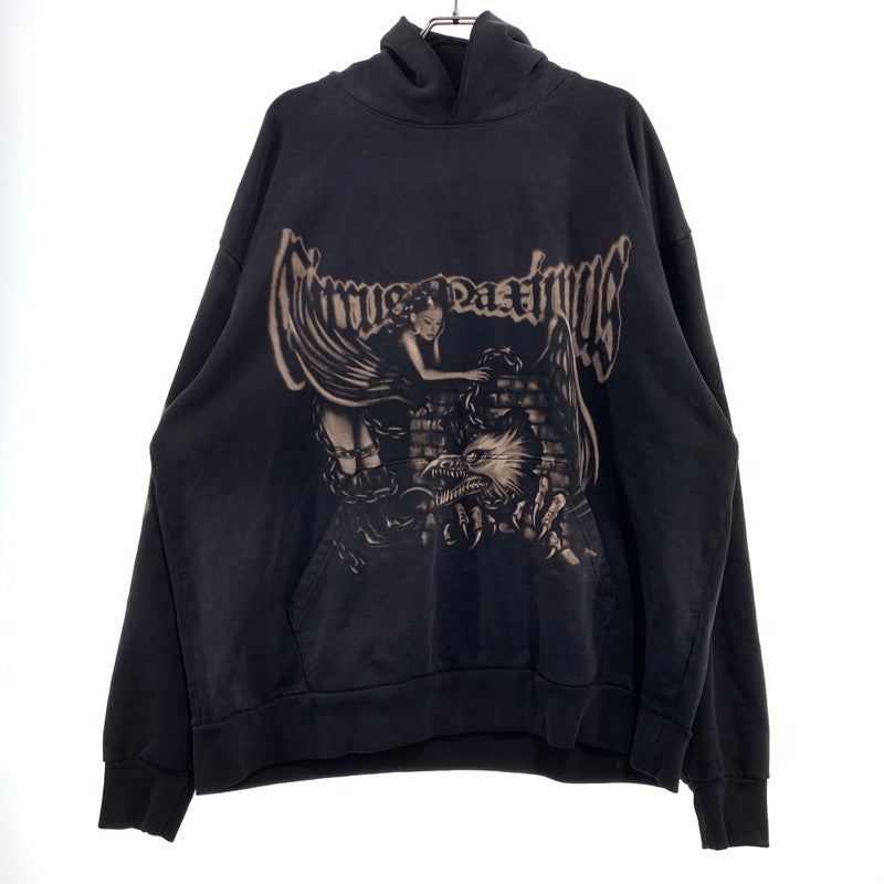 【中古品】【メンズ】 TRAVIS SCOTT トラヴィス スコット MAXIMUS EAGLE PULLOVER HOODIE マキシマム イーグル プルオーバー フーディ トップス パーカー 142-261025-ko-11-teih サイズ：XXL カラー：ブラック 万代Net店