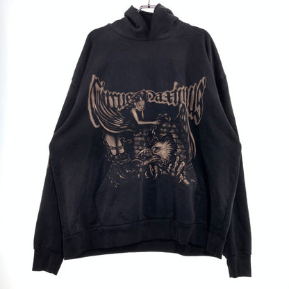 【中古品】【メンズ】 TRAVIS SCOTT トラヴィス スコット MAXIMUS EAGLE PULLOVER HOODIE マキシマム イーグル プルオーバー フーディ トップス パーカー 142-261025-ko-11-teih サイズ：XXL カラー：ブラック 万代Net店