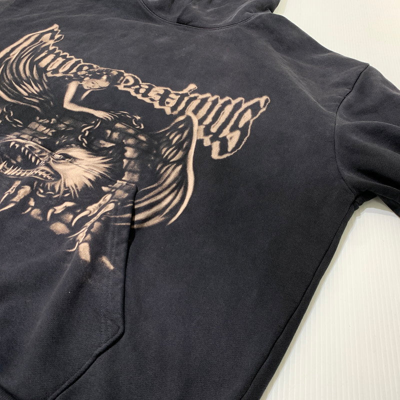 【中古品】【メンズ】 TRAVIS SCOTT トラヴィス スコット MAXIMUS EAGLE PULLOVER HOODIE マキシマム イーグル プルオーバー フーディ トップス パーカー 142-261025-ko-11-teih サイズ：XXL カラー：ブラック 万代Net店