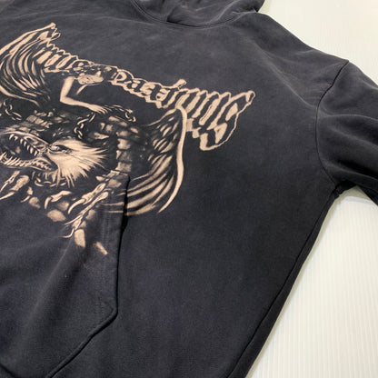 【中古品】【メンズ】 TRAVIS SCOTT トラヴィス スコット MAXIMUS EAGLE PULLOVER HOODIE マキシマム イーグル プルオーバー フーディ トップス パーカー 142-261025-ko-11-teih サイズ：XXL カラー：ブラック 万代Net店
