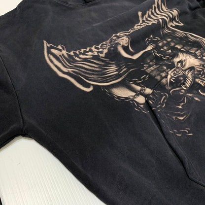【中古品】【メンズ】 TRAVIS SCOTT トラヴィス スコット MAXIMUS EAGLE PULLOVER HOODIE マキシマム イーグル プルオーバー フーディ トップス パーカー 142-261025-ko-11-teih サイズ：XXL カラー：ブラック 万代Net店