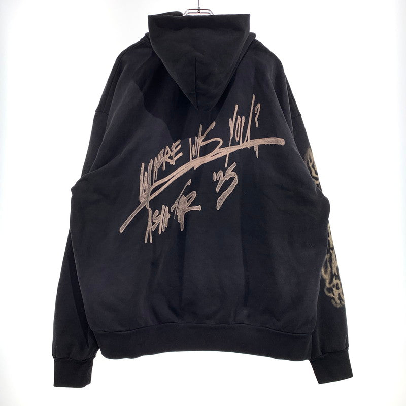 【中古品】【メンズ】 TRAVIS SCOTT トラヴィス スコット MAXIMUS EAGLE PULLOVER HOODIE マキシマム イーグル プルオーバー フーディ トップス パーカー 142-261025-ko-11-teih サイズ：XXL カラー：ブラック 万代Net店
