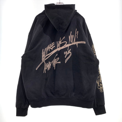 【中古品】【メンズ】 TRAVIS SCOTT トラヴィス スコット MAXIMUS EAGLE PULLOVER HOODIE マキシマム イーグル プルオーバー フーディ トップス パーカー 142-261025-ko-11-teih サイズ：XXL カラー：ブラック 万代Net店