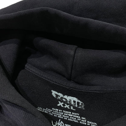 【中古品】【メンズ】 TRAVIS SCOTT トラヴィス スコット MAXIMUS EAGLE PULLOVER HOODIE マキシマム イーグル プルオーバー フーディ トップス パーカー 142-261025-ko-11-teih サイズ：XXL カラー：ブラック 万代Net店