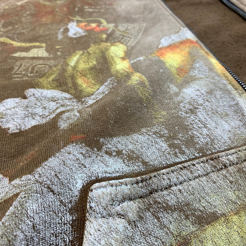 【中古品】【メンズ】 TRAVIS SCOTT トラヴィス スコット CIRCUS MAXIMUS TOUR ZIP HOODIE サーカス マキシマス ツアー ジップ フーディ トップス フルジップパーカー 142-261025-ko-12-teih サイズ：XL カラー：ブラウン 万代Net店