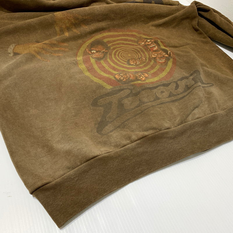 【中古品】【メンズ】 TRAVIS SCOTT トラヴィス スコット CIRCUS MAXIMUS TOUR ZIP HOODIE サーカス マキシマス ツアー ジップ フーディ トップス フルジップパーカー 142-261025-ko-12-teih サイズ：XL カラー：ブラウン 万代Net店