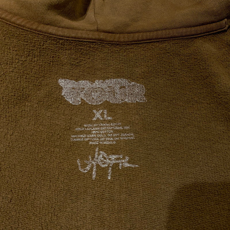 【中古品】【メンズ】 TRAVIS SCOTT トラヴィス スコット CIRCUS MAXIMUS TOUR ZIP HOODIE サーカス マキシマス ツアー ジップ フーディ トップス フルジップパーカー 142-261025-ko-12-teih サイズ：XL カラー：ブラウン 万代Net店