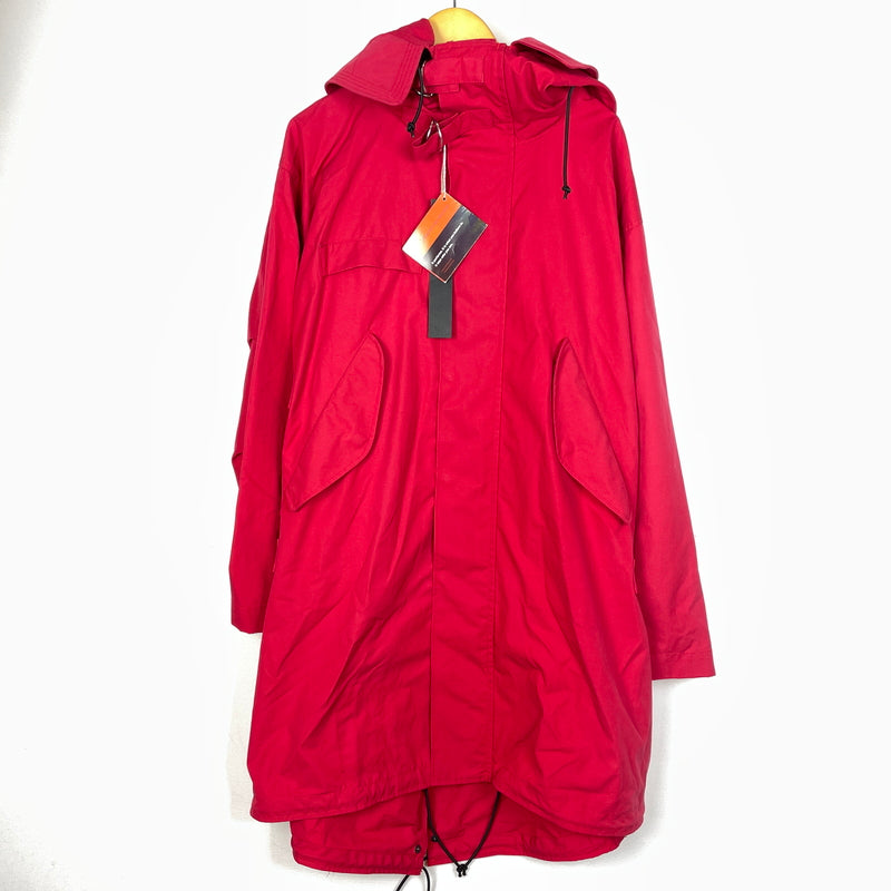 【中古品】【メンズ】 KLASICA クラシカ WATER FALL MODS COAT 20C-01MCT ウォーター フォール モッズコート アウター 140-261024-sa-07-teih サイズ：4 カラー：レッド 万代Net店
